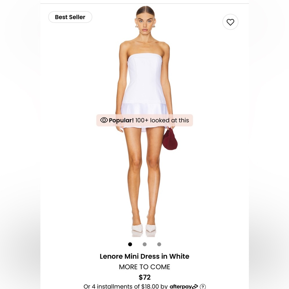 Lenore Mini Dress by More to Come. Size XS. NWT